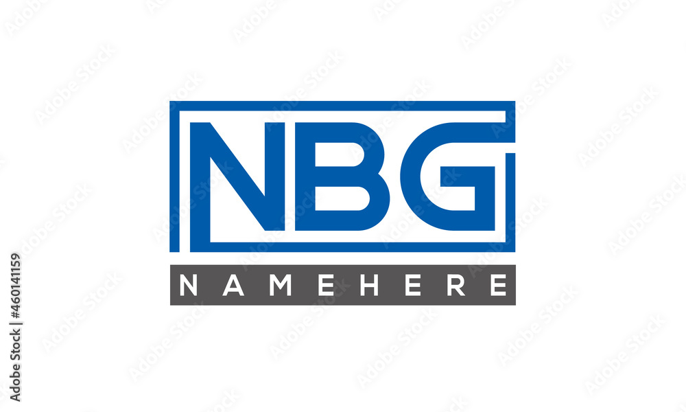 NBG creative three letters logo NBG creative three letters logo
