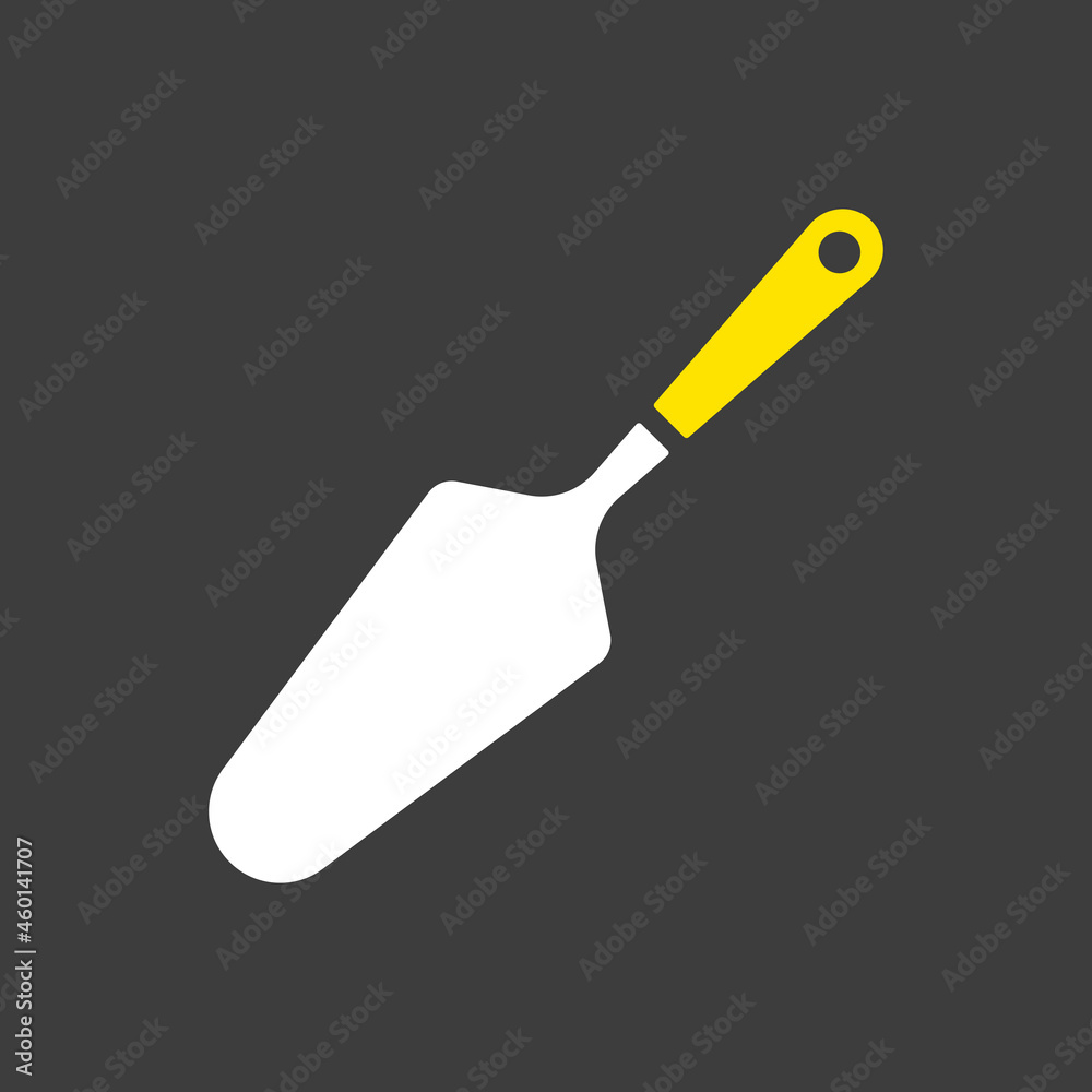 Cake and pie server utensil vector icon Cake and pie server utensil vector icon
