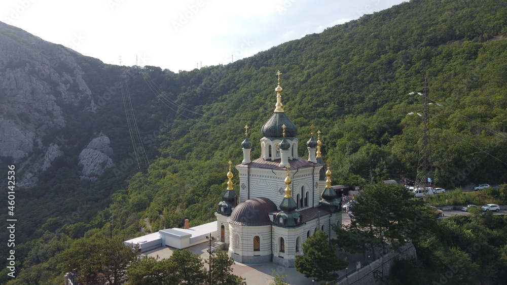 Temple in the mountains of Crimea