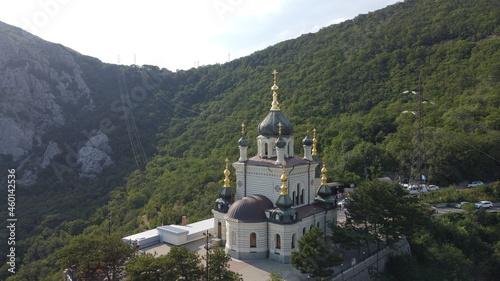 Temple in the mountains of Crimea