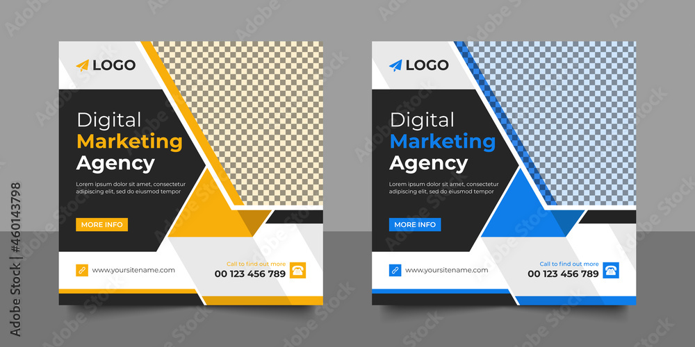 Creative Digital business marketing post banner template, advertising design, social media banner post design Creative Digital business marketing post banner template, advertising design, social media banner post design