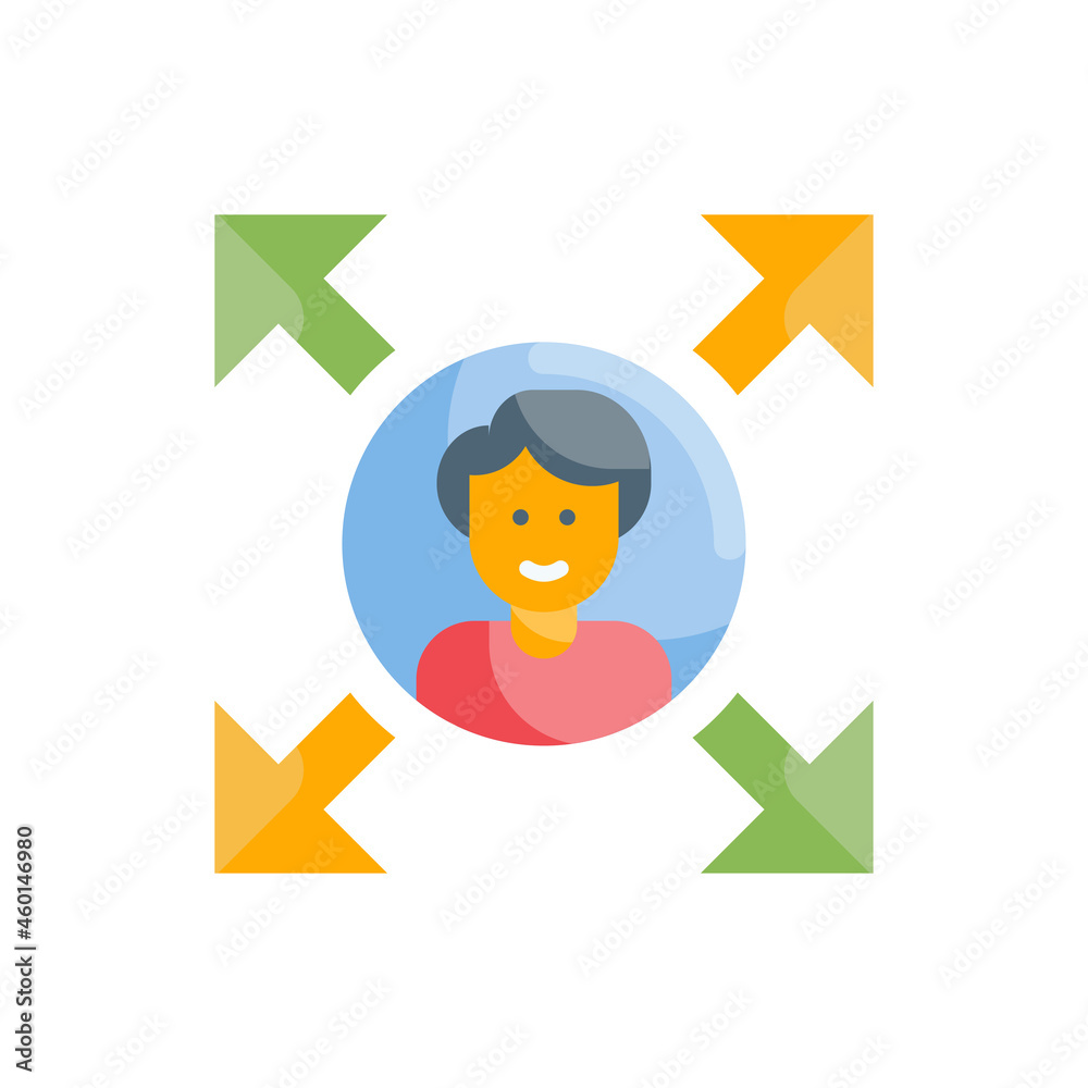 Business opportunity vector flat icon style illustration. EPS 10 file Business opportunity vector flat icon style illustration. EPS 10 file