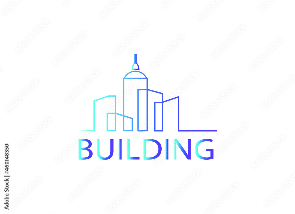 Real estate and home buildings logo icons template design,