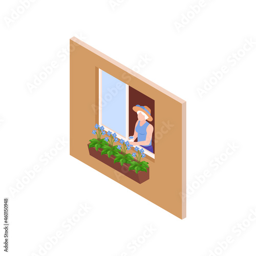 Neighbor Isometric Icon