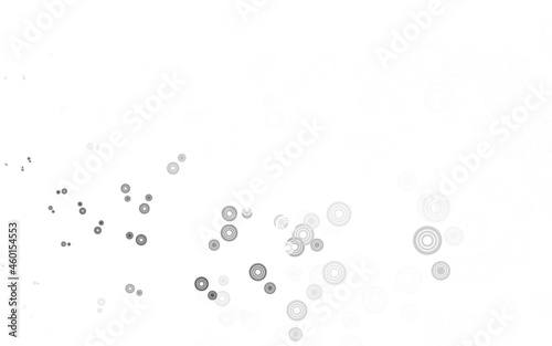 Light Gray vector background with spots.
