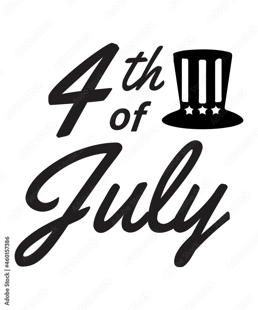 Obraz premium 4th of July SVG T-shirt design
