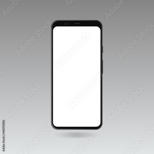 Smartphone Android App Presentation 3D Mockup. 3D Mockup for app presentation.