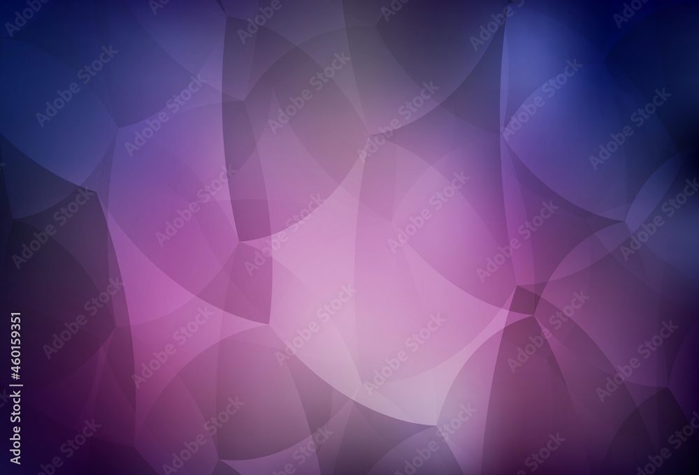 Dark Purple vector backdrop with lines, triangles.