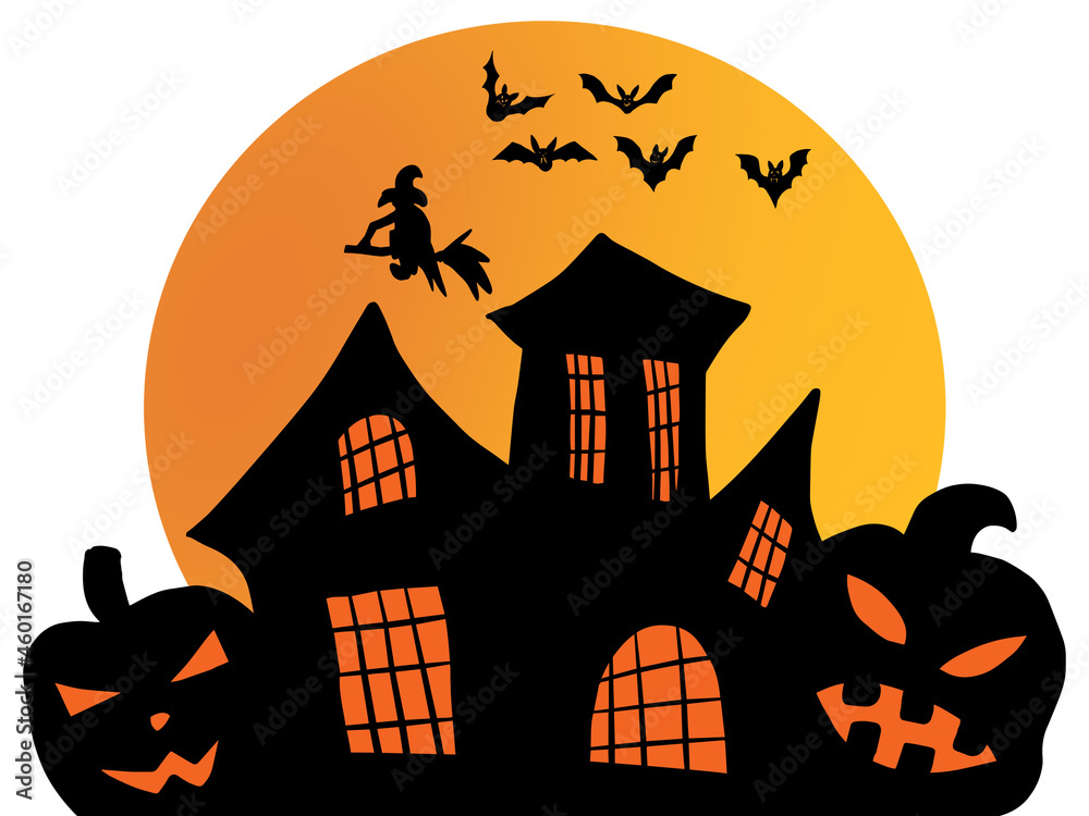 Halloween sublimation. Halloween illustration. Halloween sublimation illustration