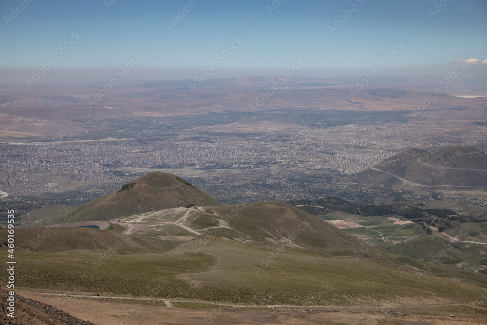 Fototapeta premium Aerial view of Kayseri, Turkey