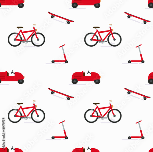 Seamless kid toys pattern 