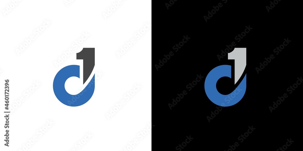 Simple and modern D1 logo with an attractive and attractive appearance 1 Simple and modern D1 logo with an attractive and attractive appearance 1