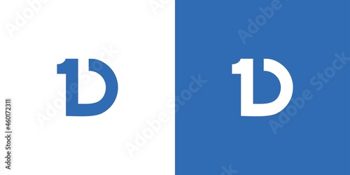 Simple and modern 1D logo with an attractive and attractive appearance