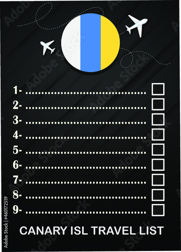 canary islands travel list brochure 