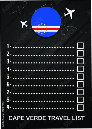Cape verde travel list brochure 