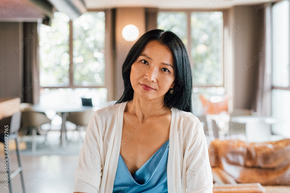 Italy, Portrait of businesswoman in creative studio Italy, Portrait of businesswoman in creative studio