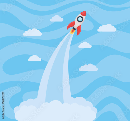 rocket launch card