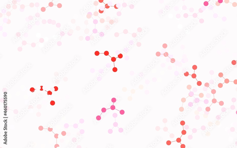 Light Pink vector template with artificial intelligence structure. Light Pink vector template with artificial intelligence structure.