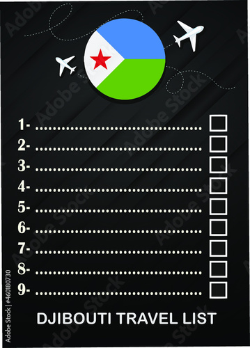 Djibouti travel list brochure 