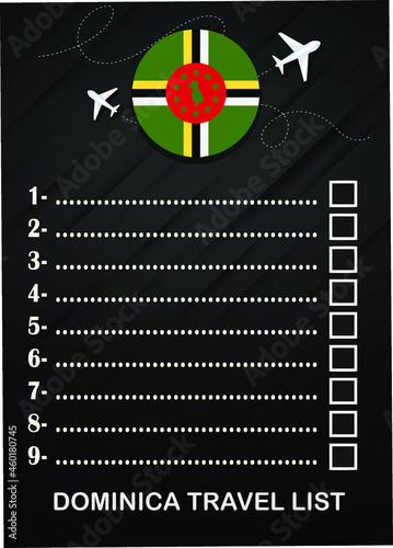 Dominica travel list brochure 