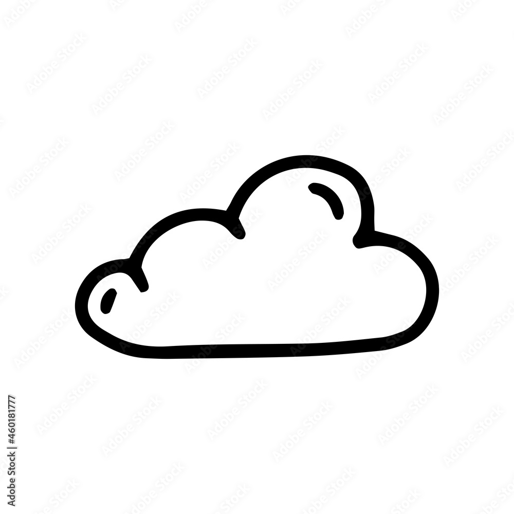 cloud line vector doodle simple icon design cloud line vector doodle simple icon design