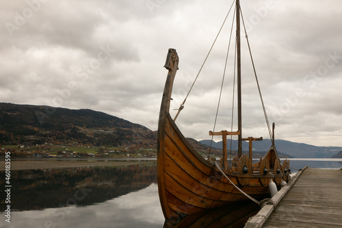 wooden boat photo
