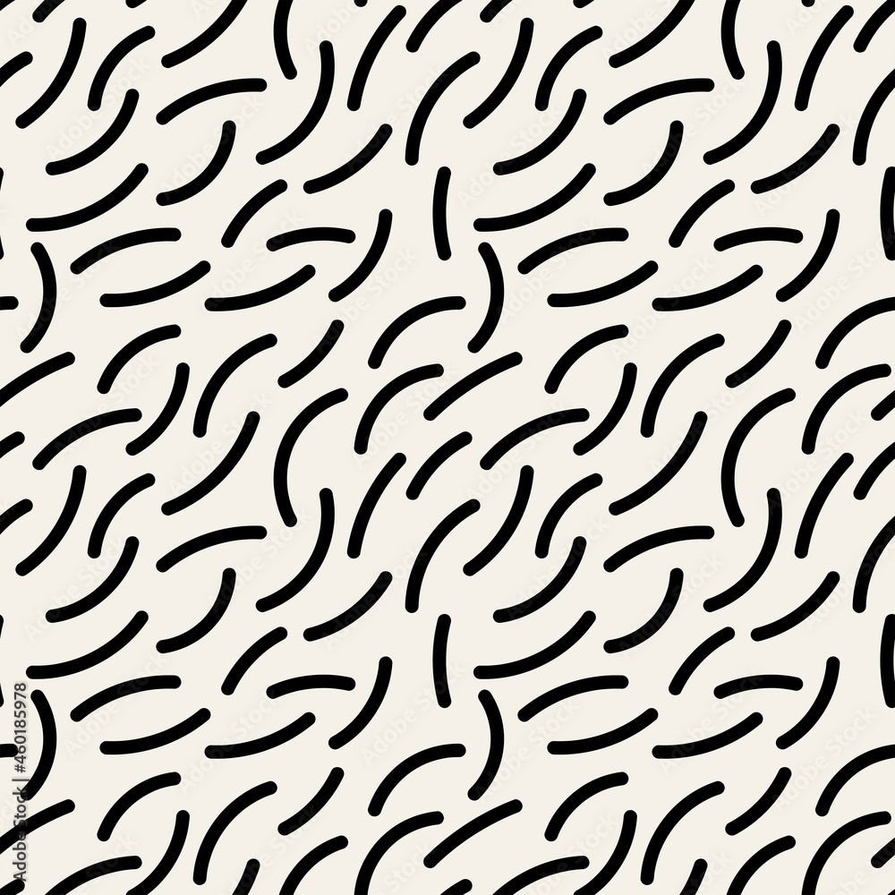Vector seamless pattern. Monochrome organic shapes. Stylish wormy print. Abstract natural texture. Hand drawn abstract background. Can be used as swatch for illustrator. Vector seamless pattern. Monochrome organic shapes. Stylish wormy print. Abstract natural texture. Hand drawn abstract background. Can be used as swatch for illustrator.