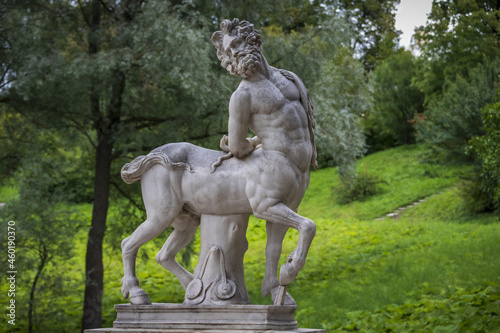 Centaur Statue at the Centaur Bridge in Pavlovsk, Russia