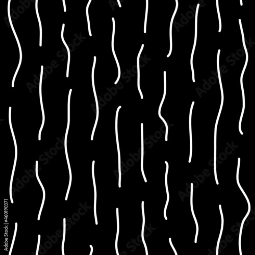 Sketched organic, natural, wooden seamless pattern. Minimalist design background. Freehand irregular vertical dash lines motif print. Modern simple minimal ornament. abstract wallpaper