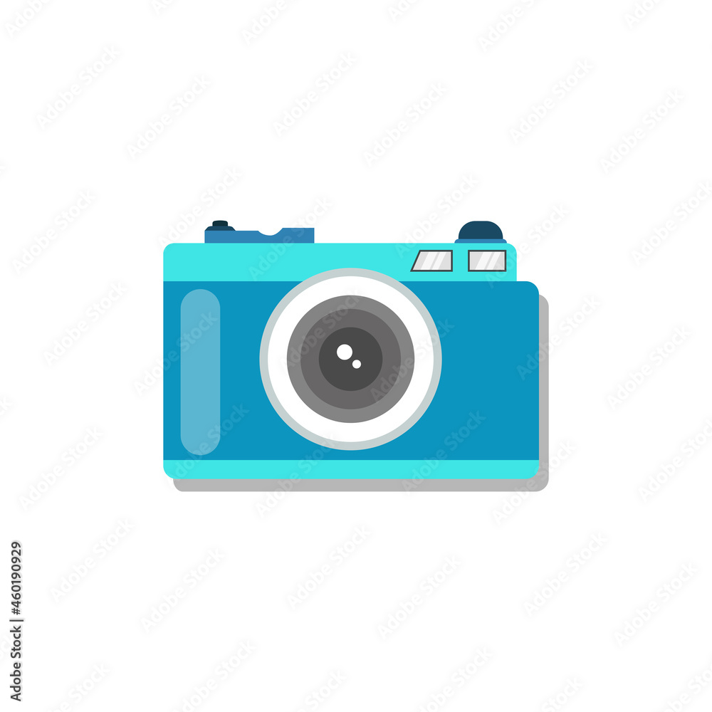 Simple flat vector illustration camera Simple flat vector illustration camera