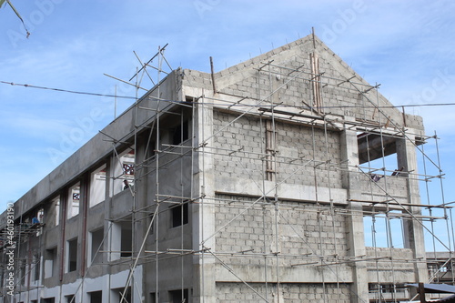 Progress Building Construction on Site