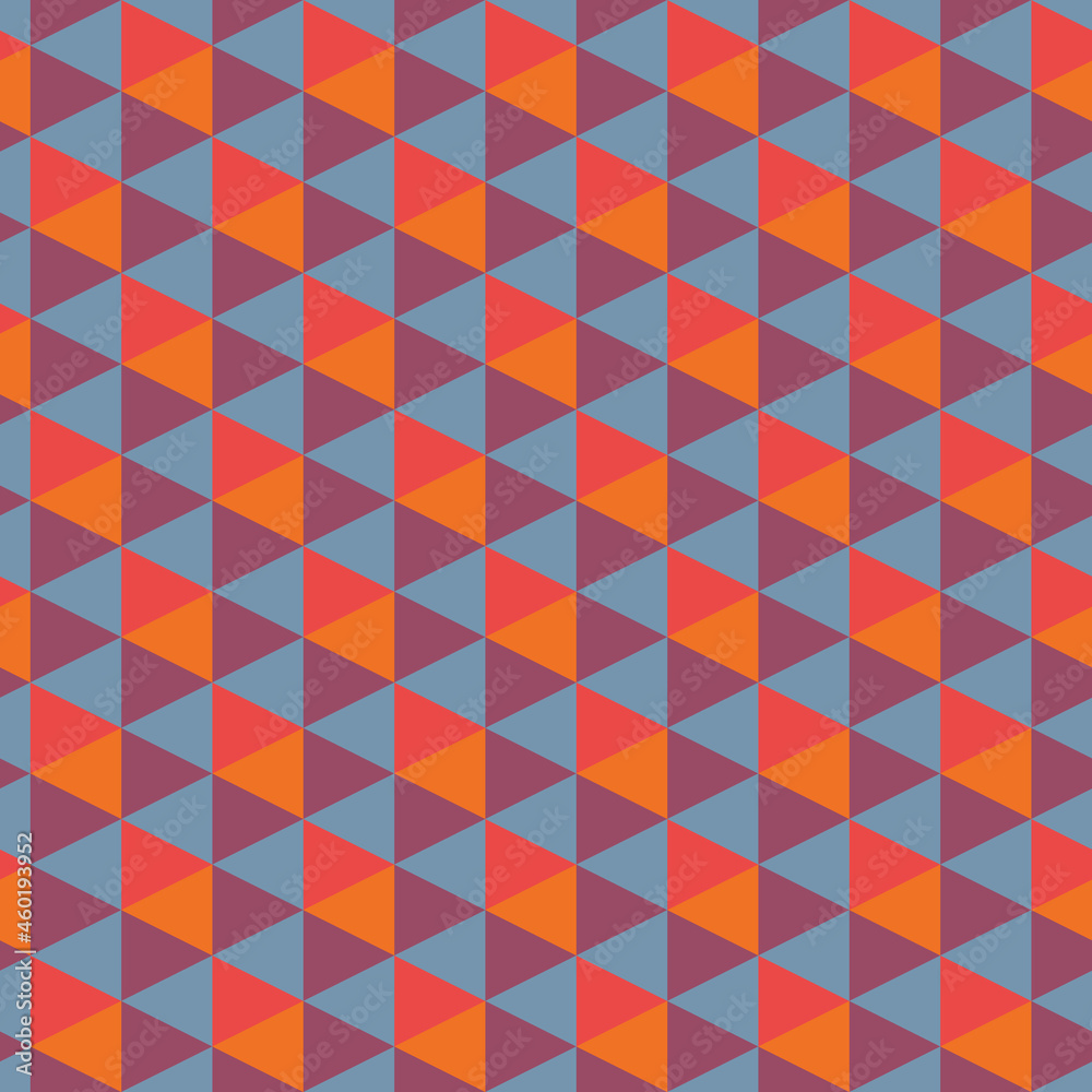 custom made wallpaper toronto digitalContemporary geometric pattern. Repeated triangles ornament. Modern abstract background. Seamless surface design. Simple structure wallpaper. Digital paper, textile print. Vector art