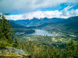 landscape with lake and mountains. Billy Epic climb overlooking Whistler 
Copyright Anthony Butt 2021