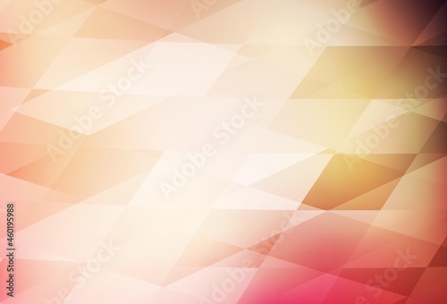 Light Pink, Yellow vector backdrop with rhombus.