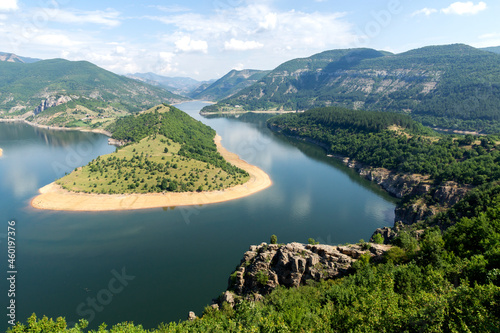 Arda River meander and Kardzhali Reservoir, Bulgaria