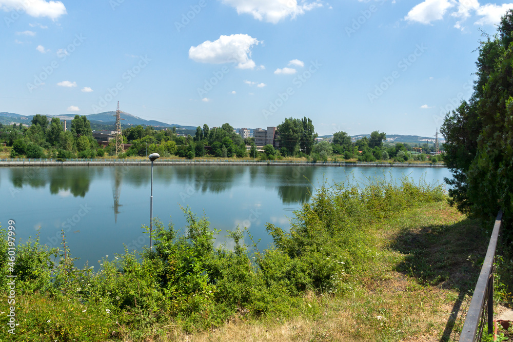 Arda River, passing through the town of Kardzhali, Bulgaria Arda River, passing through the town of Kardzhali, Bulgaria