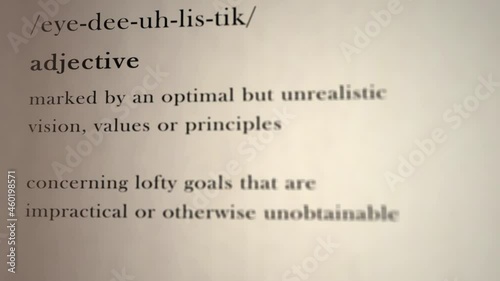 Idealistic Definition