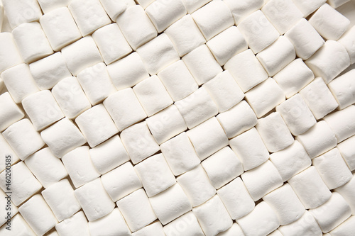 Tasty sweet marshmallows as background
