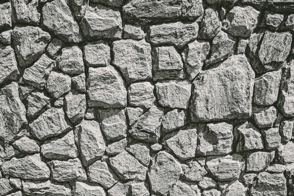 Obraz premium Stones texture on a wall.