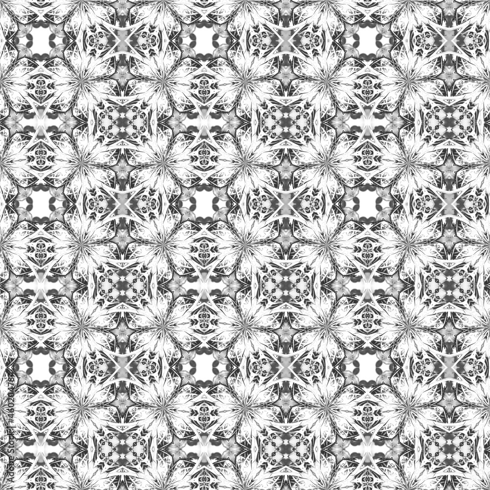 Ornate Seamless Pattern Abstract Art