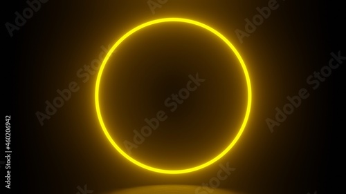Yellow led light ring