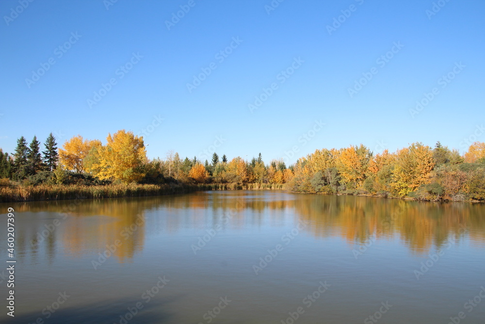 Autumn On The Lake, Jackie Parker Park, Edmonton, Alberta Autumn On The Lake, Jackie Parker Park, Edmonton, Alberta