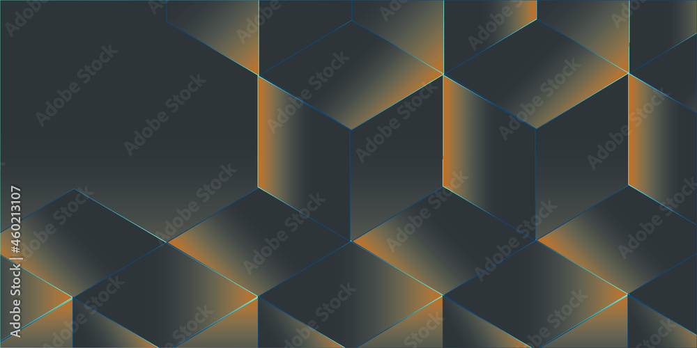 Obraz premium Glowing Abstract Background With Squares