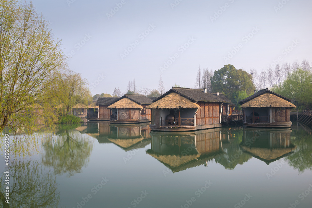  Waterfront houses in Wuzhen Xizha Scenic Area,