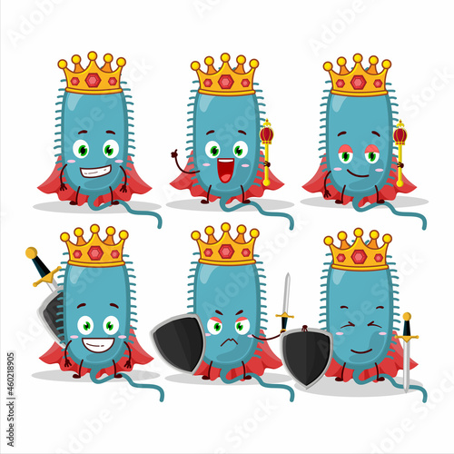 A Charismatic King minacovirus cartoon character wearing a gold crown