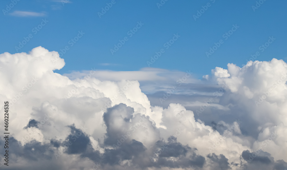 Background of blue sky with beautiful natural white clouds. Background of blue sky with beautiful natural white clouds.