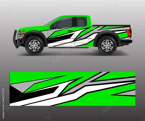 Truck And Vehicle car racing graphic for wrap and vinyl sticker