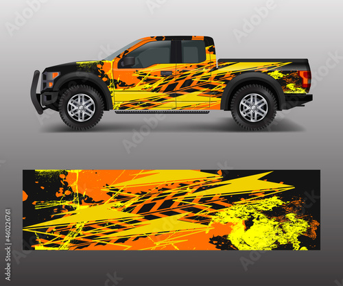 Racing background for vinyl wrap and decal for truck and vehicle Graphic vector