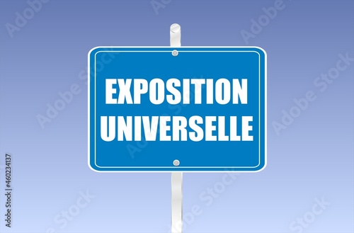 panneau exposition universelle