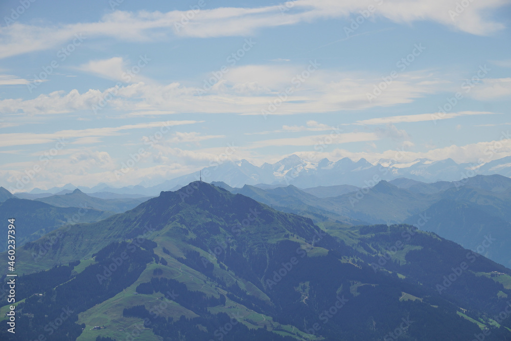 Vom Kleinen Törl im Wilden Kaiser: Das Kitzbüheler Horn im Blick